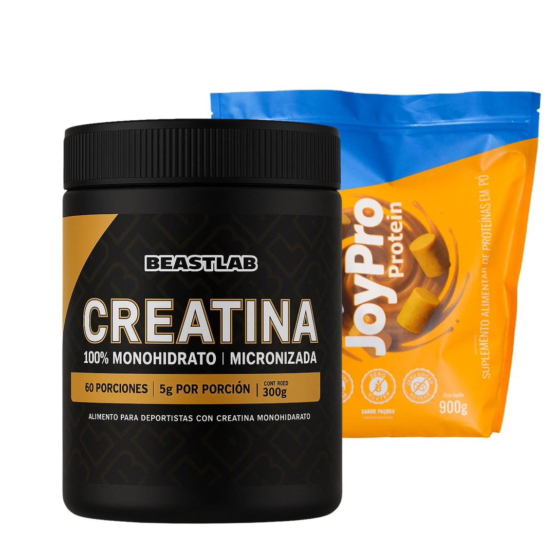 Pack Power Paçoca | Creatina + Proteína JoyPro