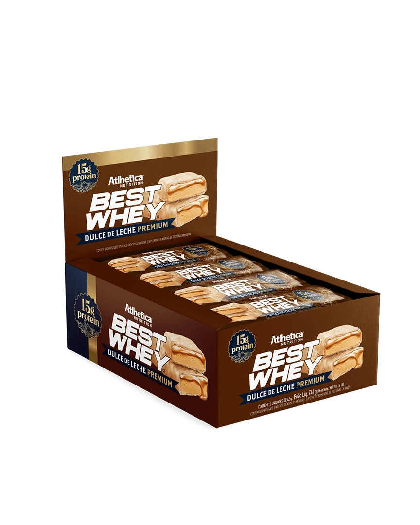 Barritas Best Whey 15 g proteína – Atlhetica Nutrition
