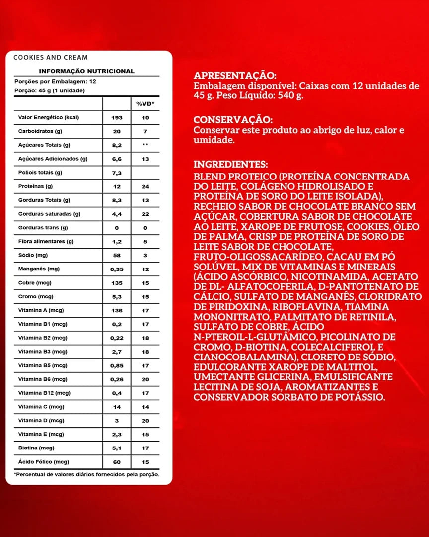 Barrita de proteína (12g) - Protein Crisp Bar INTEGRALMEDICA