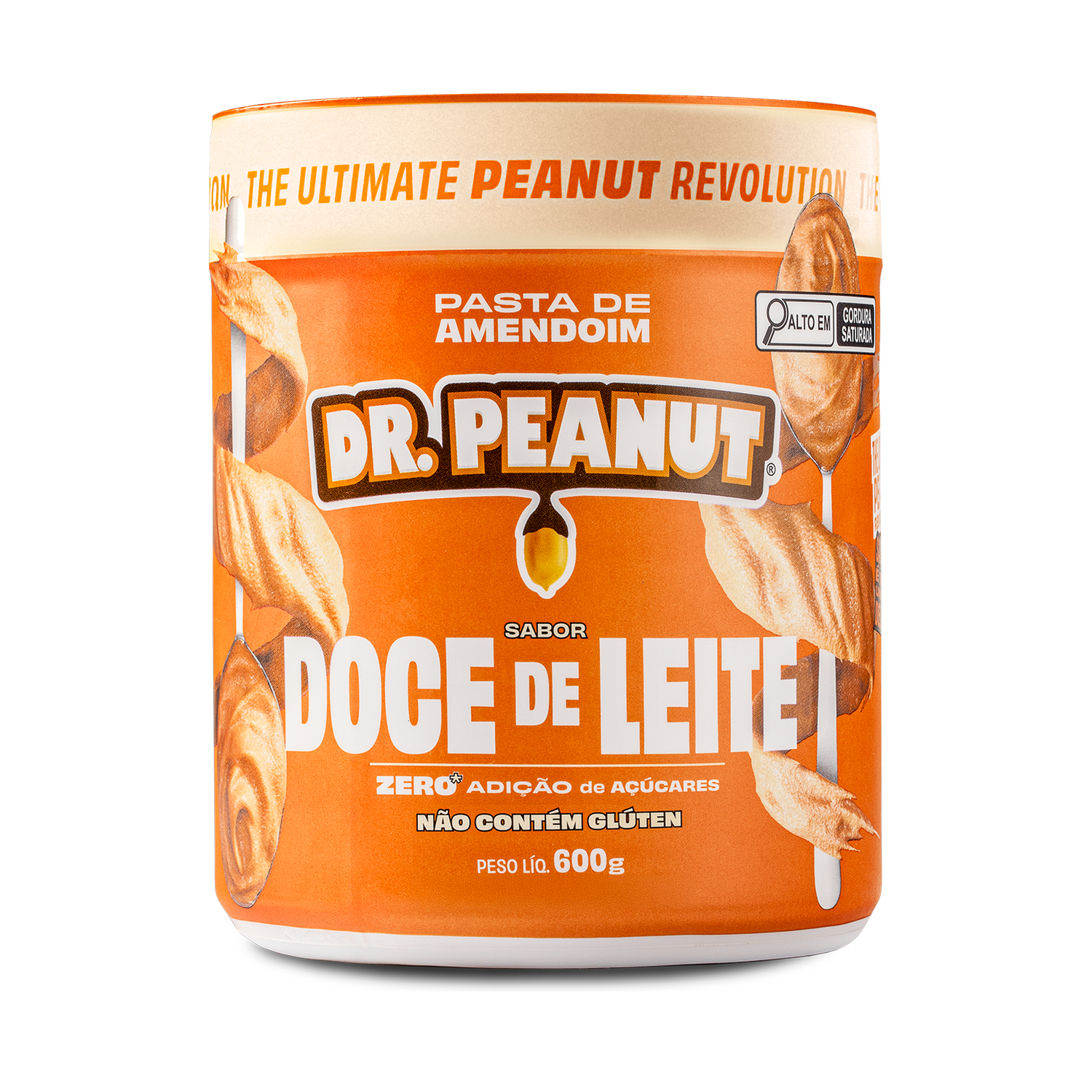 Mantequilla de maní con proteína sabor Dulce de Leche - Dr. Peanut 600g