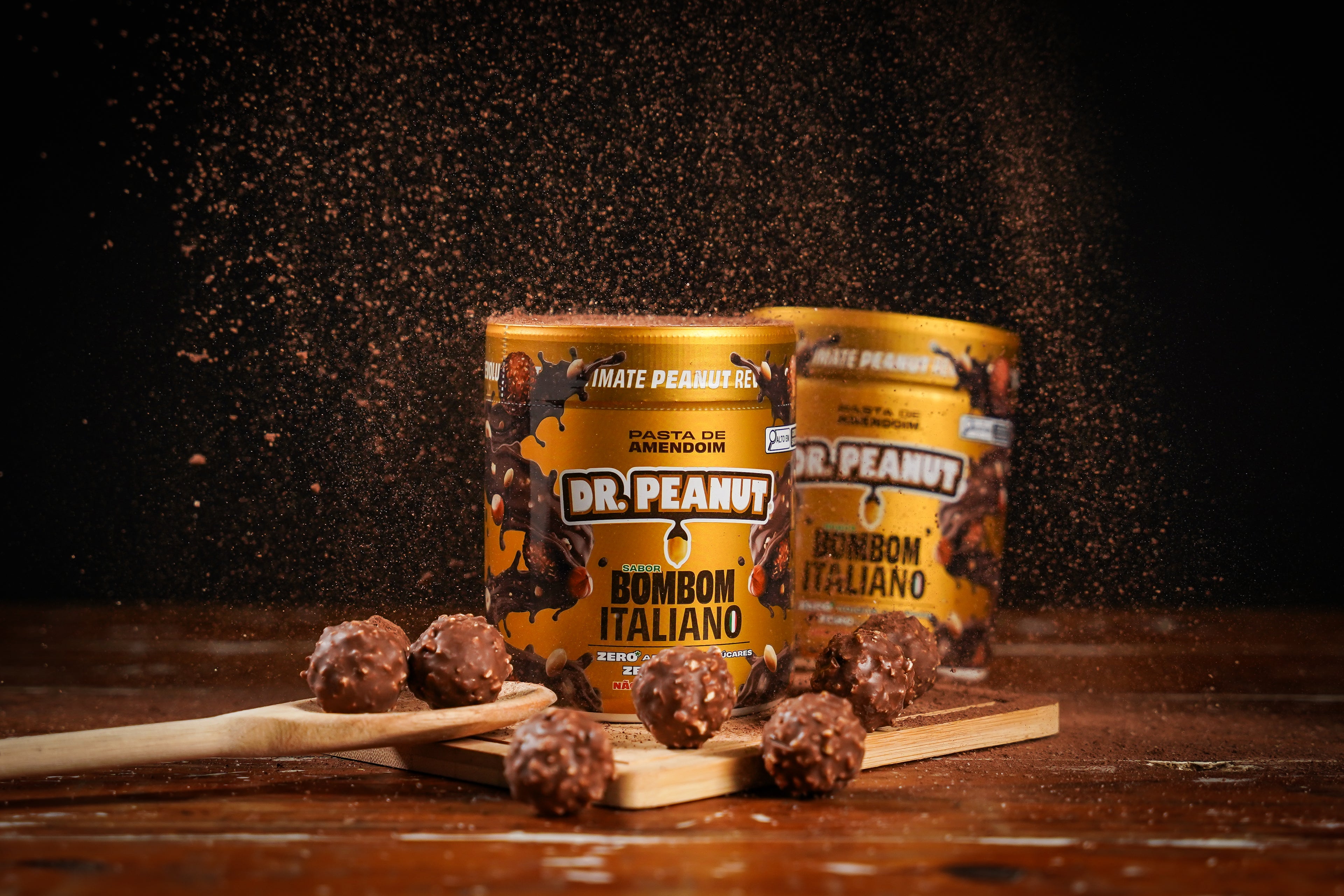Mantequilla de maní con proteína sabor Bombón Italiano - Dr. Peanut 600g