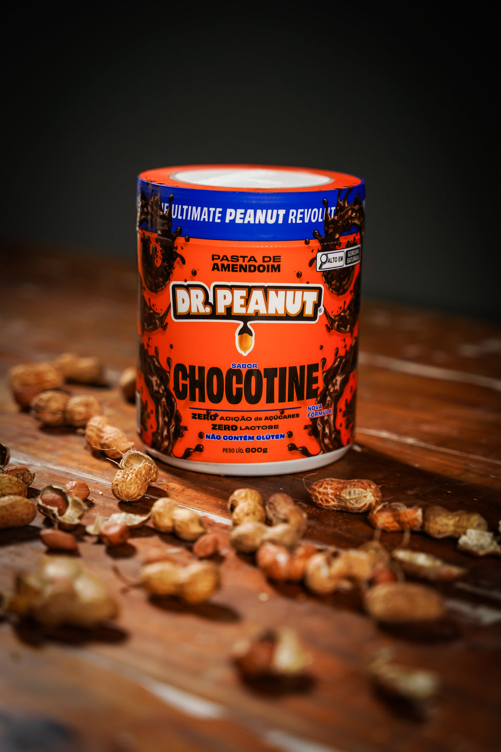 Mantequilla de maní con proteína sabor Chocotine - Dr. Peanut 600g