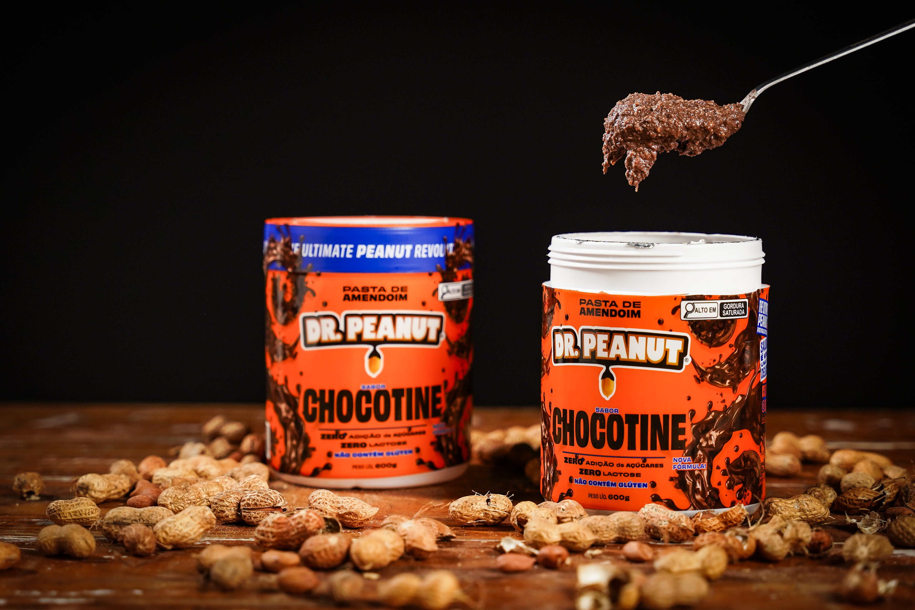 Mantequilla de maní con proteína sabor Chocotine - Dr. Peanut 600g