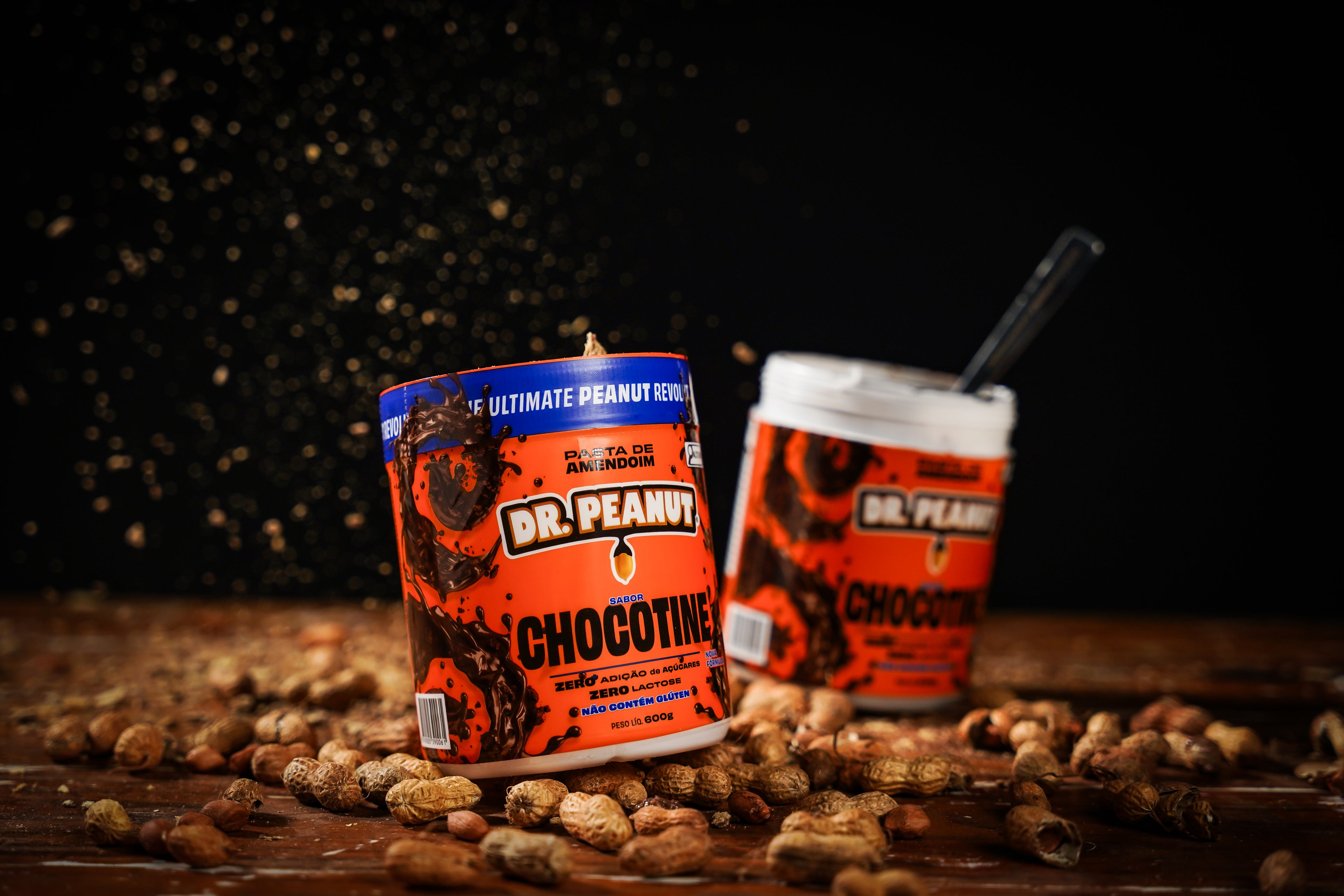 Mantequilla de maní con proteína sabor Chocotine - Dr. Peanut 600g