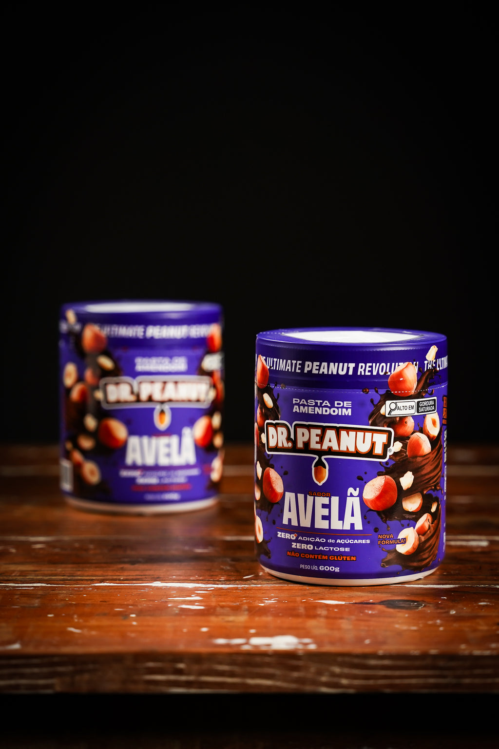 Mantequilla de maní con proteína sabor Avellana Dr.Peanut 600g.