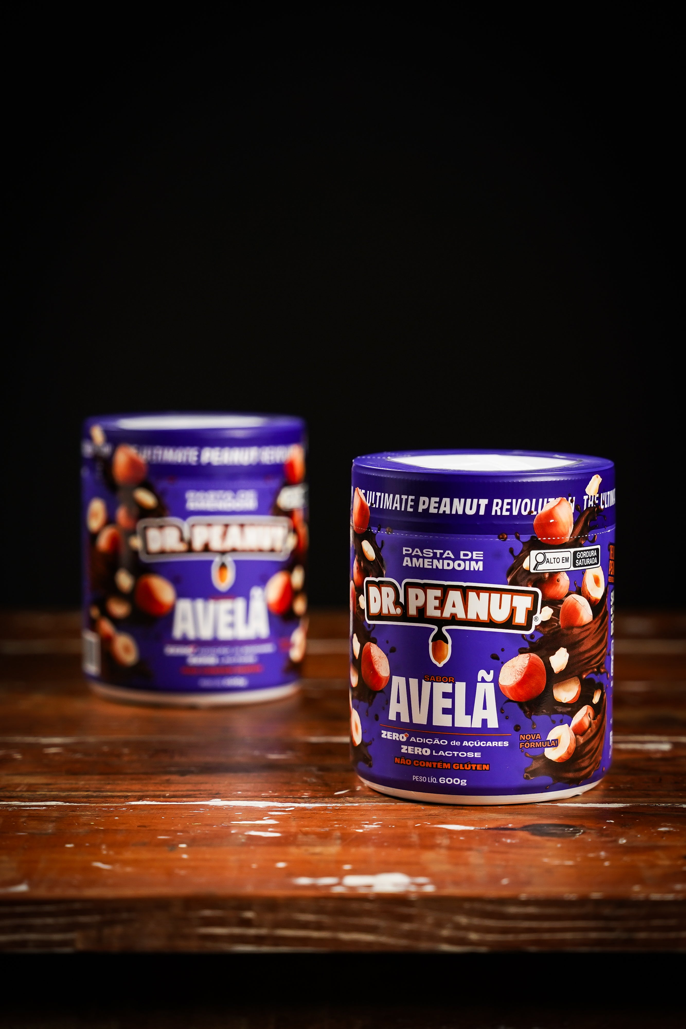 Mantequilla de maní con proteína sabor Avellana Dr.Peanut 600g.