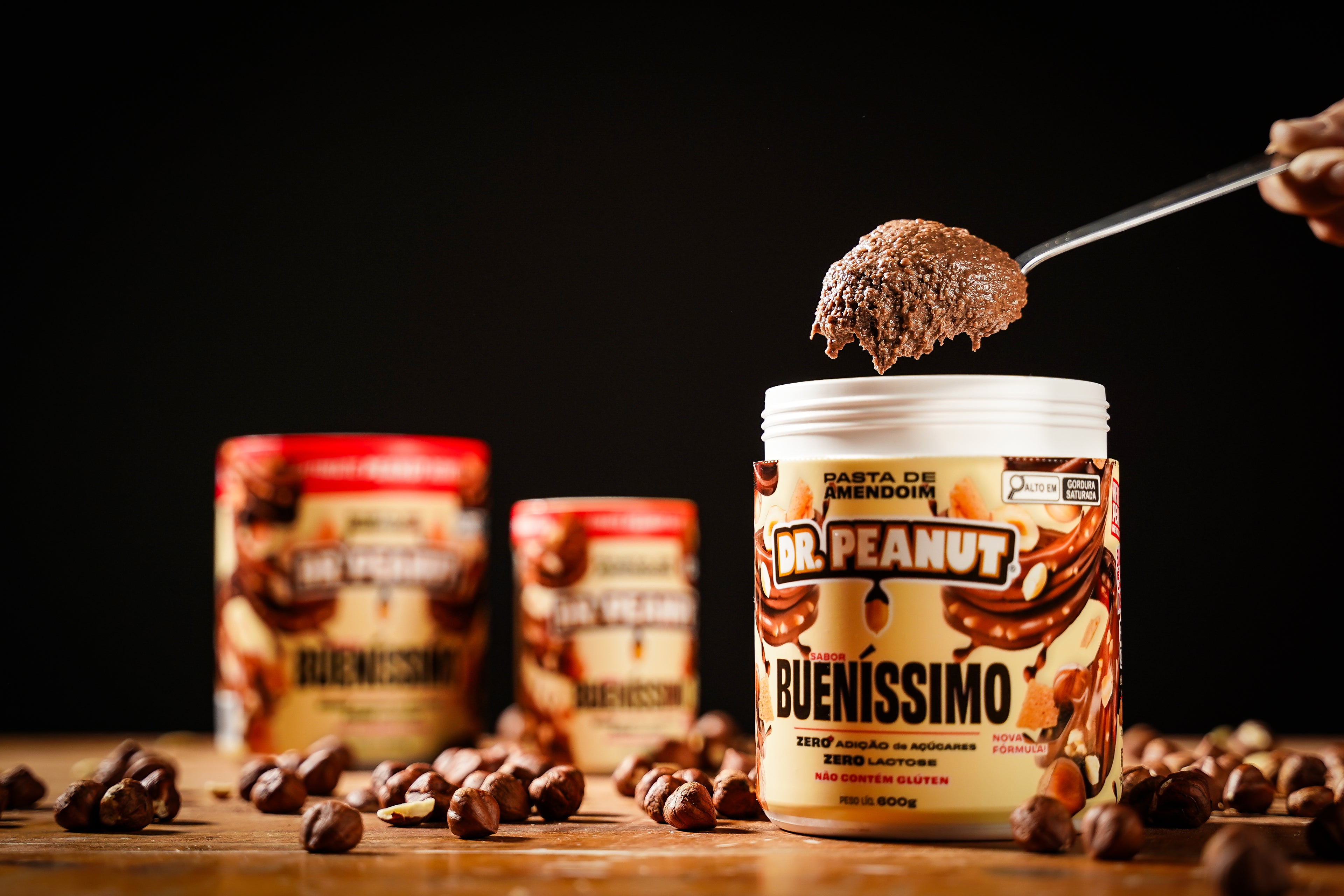 Mantequilla de maní con proteína sabor Bueníssimo - Dr. Peanut 600g