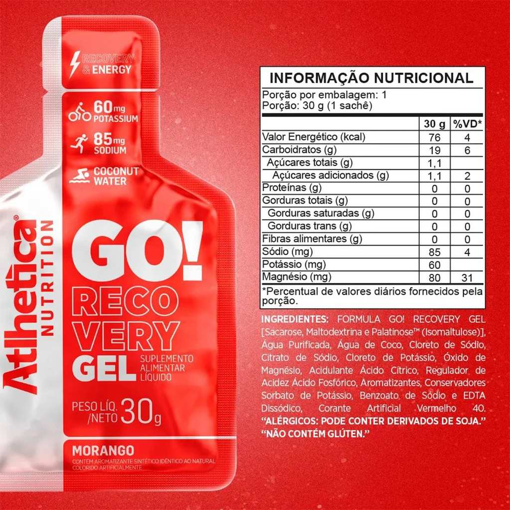 Gel Energizante GO! - Atlhetica Nutrition