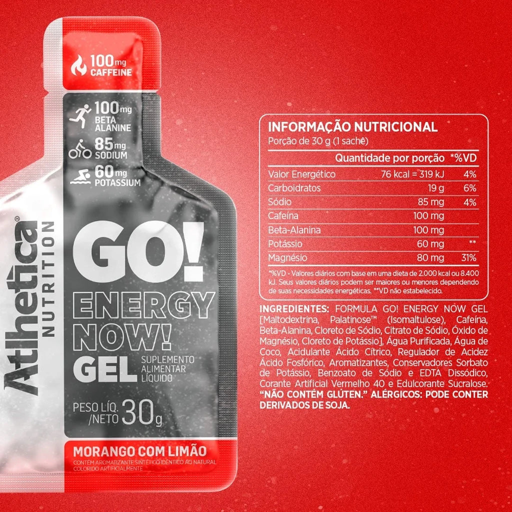 Gel Energizante GO! - Atlhetica Nutrition
