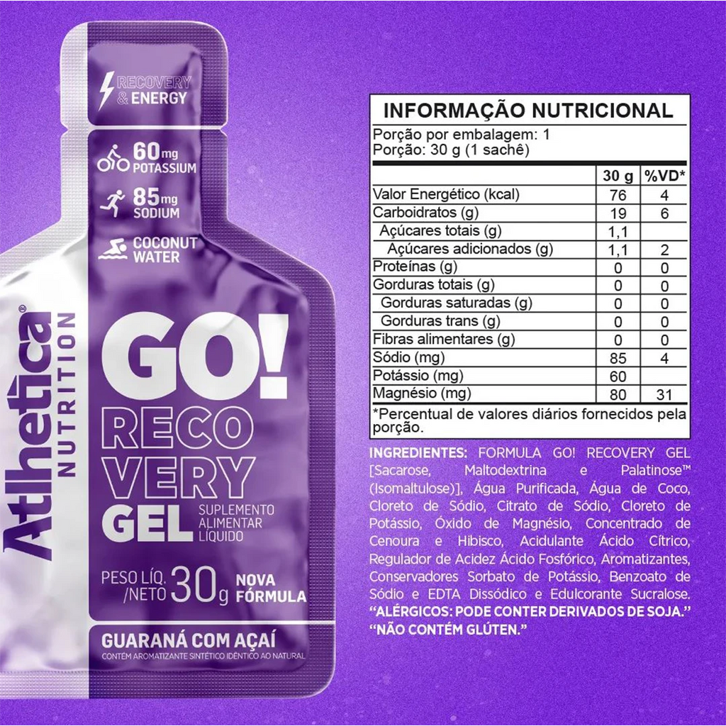 Gel Energizante GO! - Atlhetica Nutrition
