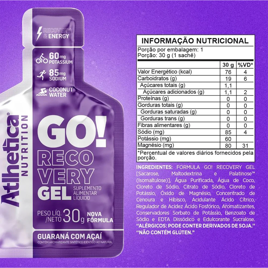 Gel Energizante GO! - Atlhetica Nutrition