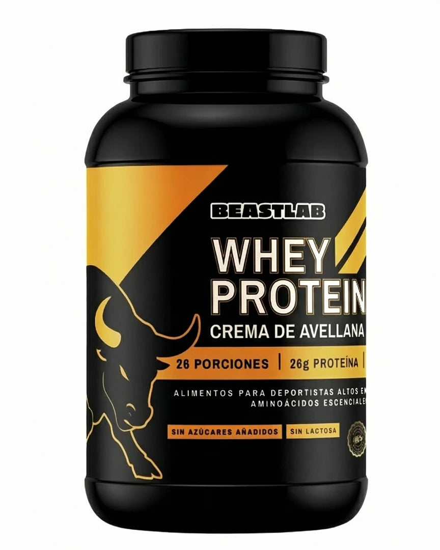 Whey Protein Beastlab 936 grs - Crema de Avellanas o Dulce de Leche