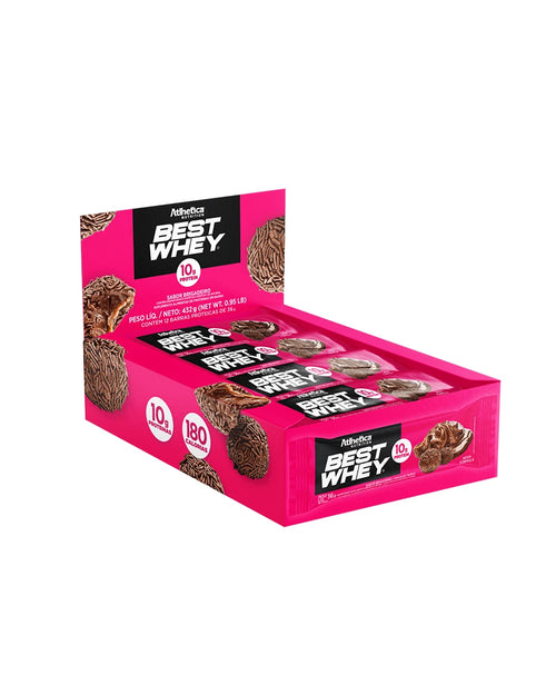 Barritas Best Whey 10 g proteína – Atlhetica Nutrition
