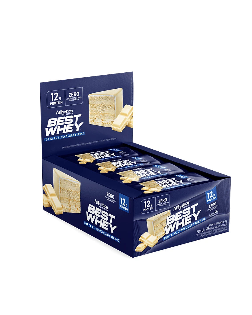 Barritas Best Whey 12 g proteína – Atlhetica Nutrition