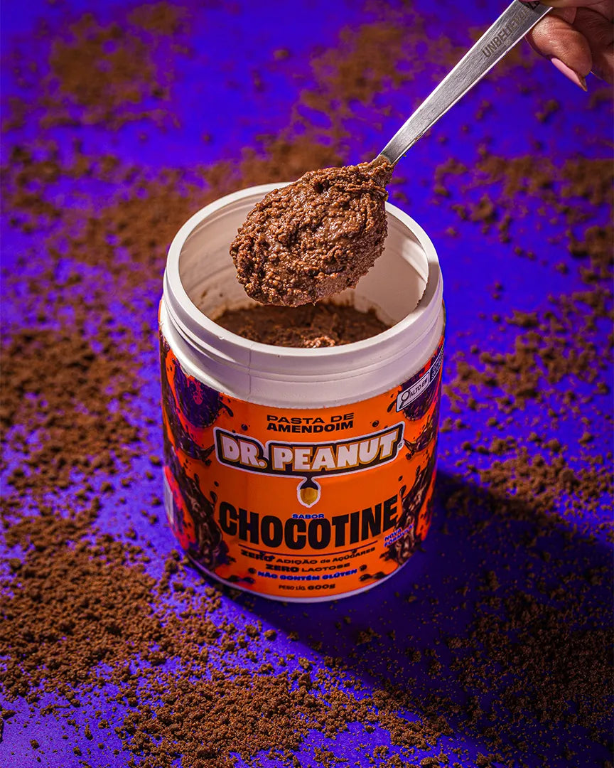 Mantequilla de maní con proteína sabor Chocotine - Dr. Peanut 600g