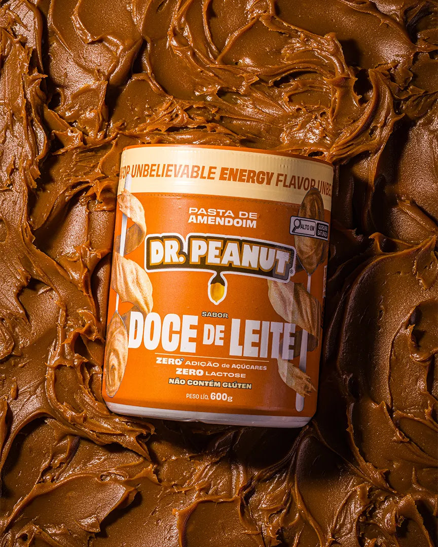 Mantequilla de maní con proteína sabor Dulce de Leche - Dr. Peanut 600g