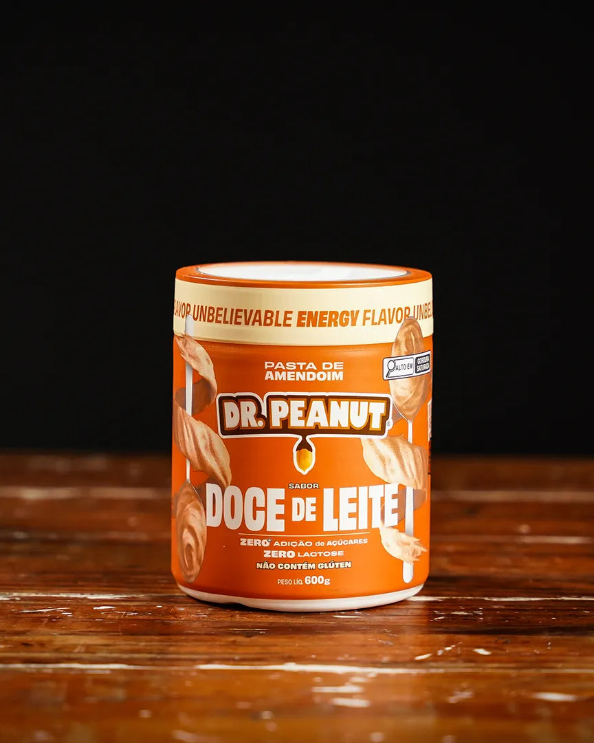 Mantequilla de maní con proteína sabor Dulce de Leche - Dr. Peanut 600g