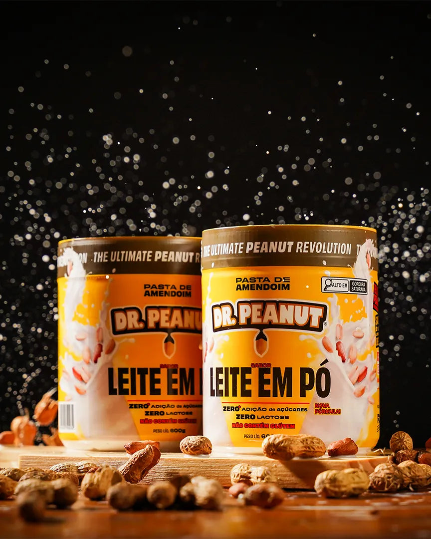 Mantequilla de maní con proteína sabor Leche - Dr. Peanut 600g