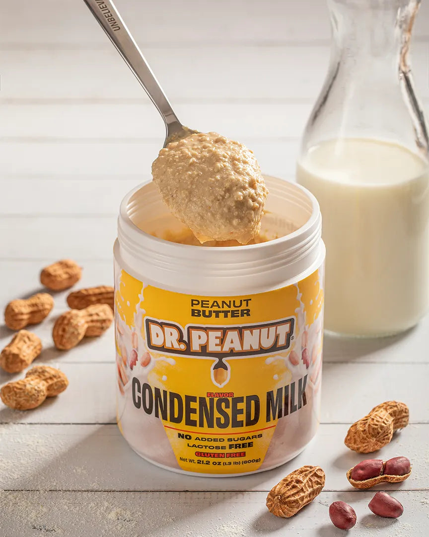 Mantequilla de maní con proteína sabor Leche - Dr. Peanut 600g