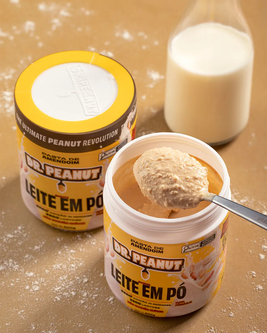 Mantequilla de maní con proteína sabor Leche - Dr. Peanut 600g