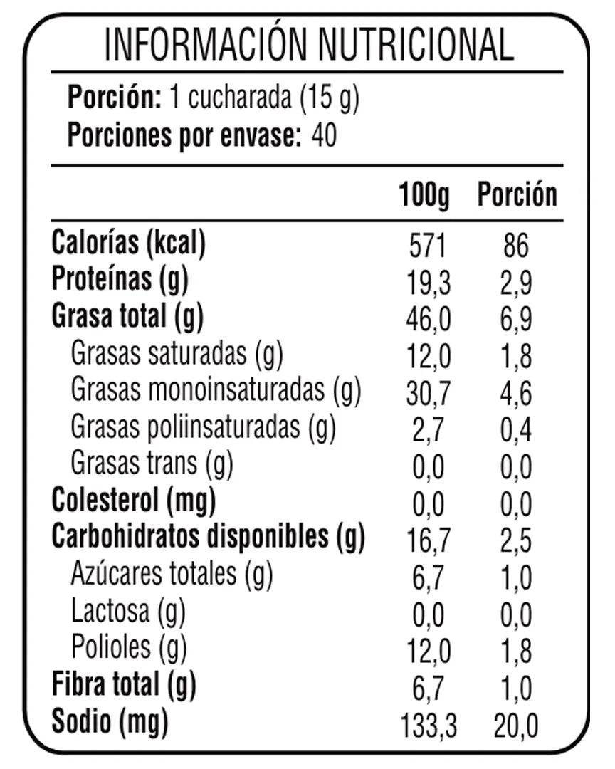 Mantequilla de maní con proteína sabor Avellana Dr.Peanut 600g.