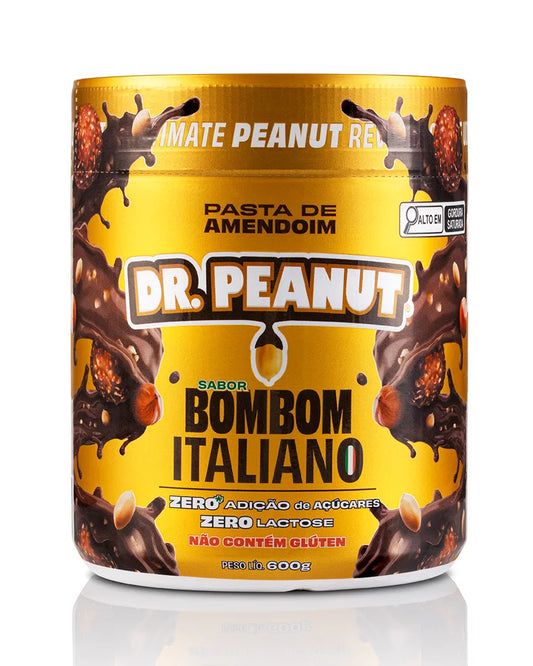 Mantequilla de maní con proteína sabor Bombón Italiano - Dr. Peanut 600g