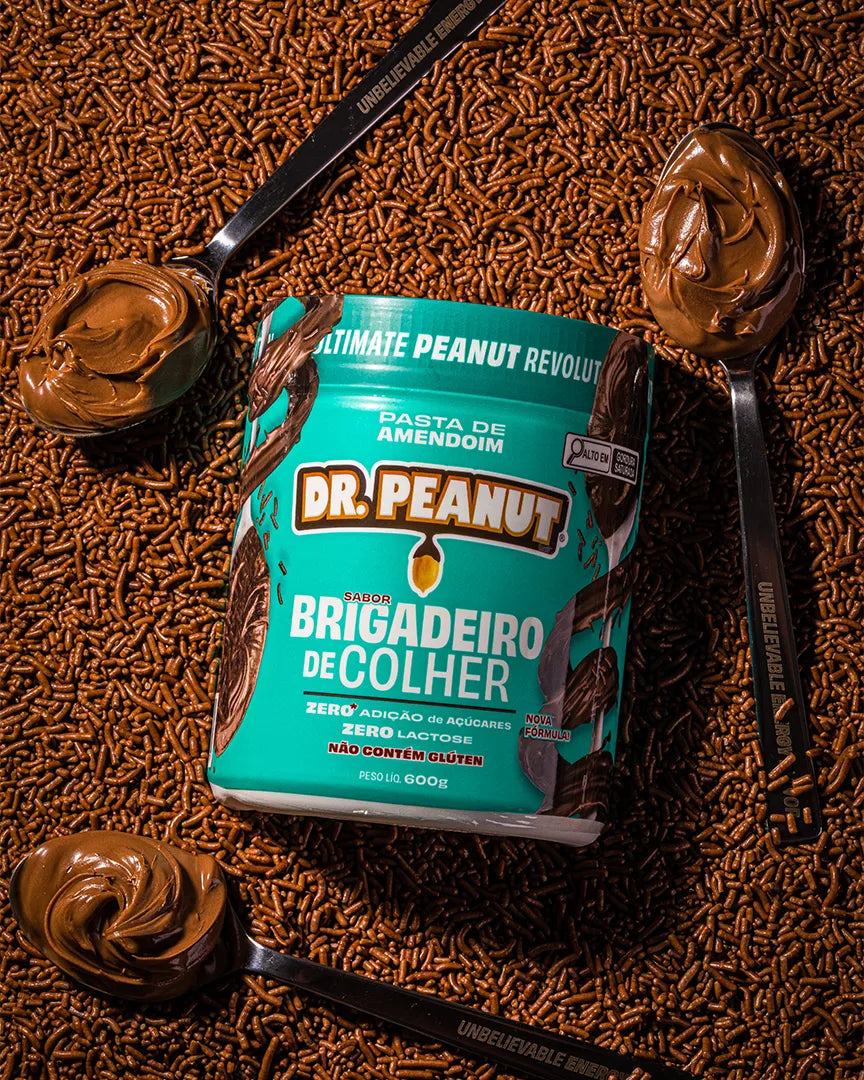 Mantequilla de maní con proteína sabor Brigadeiro - Dr. Peanut 600g