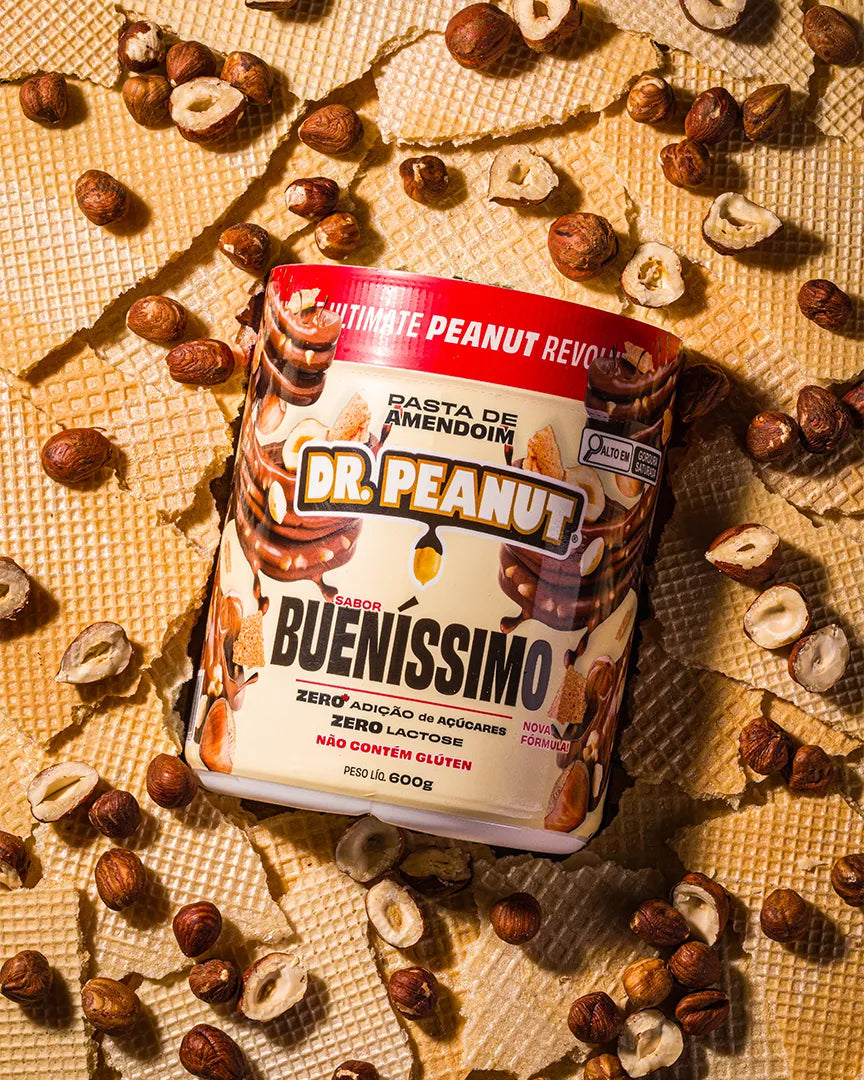 Mantequilla de maní con proteína sabor Bueníssimo - Dr. Peanut 600g