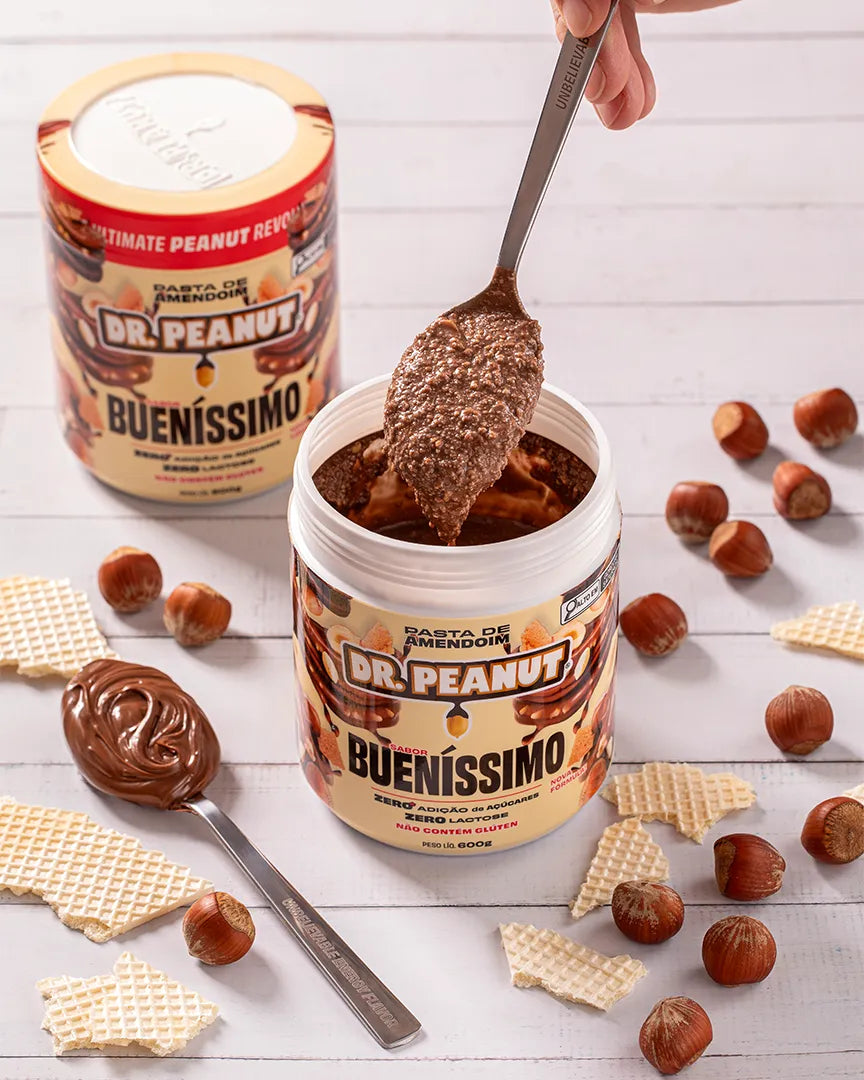 Mantequilla de maní con proteína sabor Bueníssimo - Dr. Peanut 600g