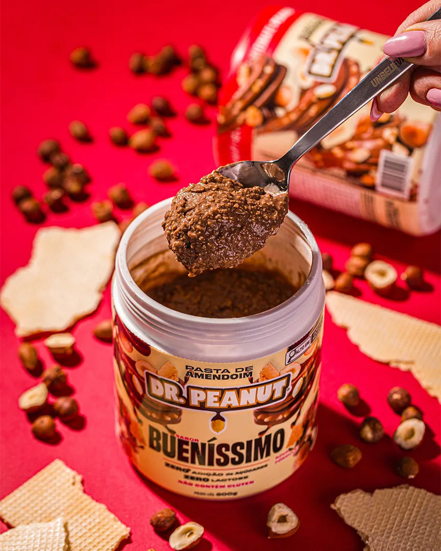 Mantequilla de maní con proteína sabor Bueníssimo - Dr. Peanut 600g