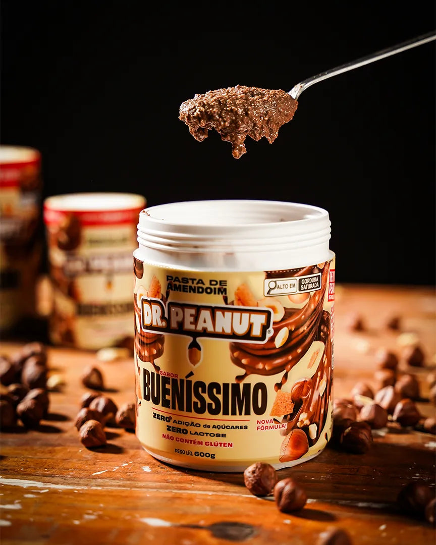 Mantequilla de maní con proteína sabor Bueníssimo - Dr. Peanut 600g