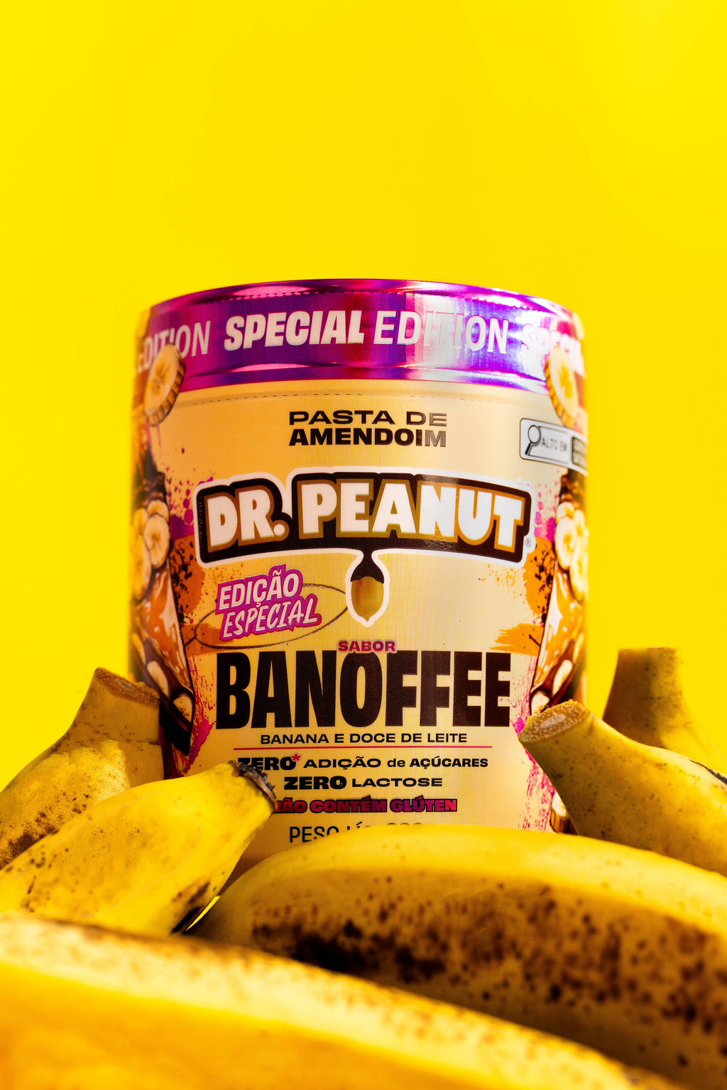 Mantequilla de maní con proteína sabor Banoffee - Dr. Peanut 600g