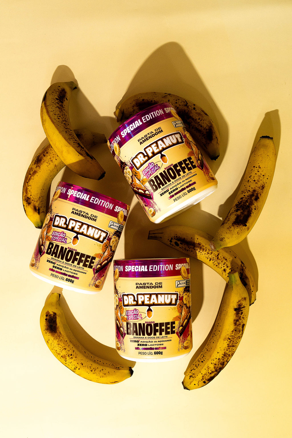 Mantequilla de maní con proteína sabor Banoffee - Dr. Peanut 600g