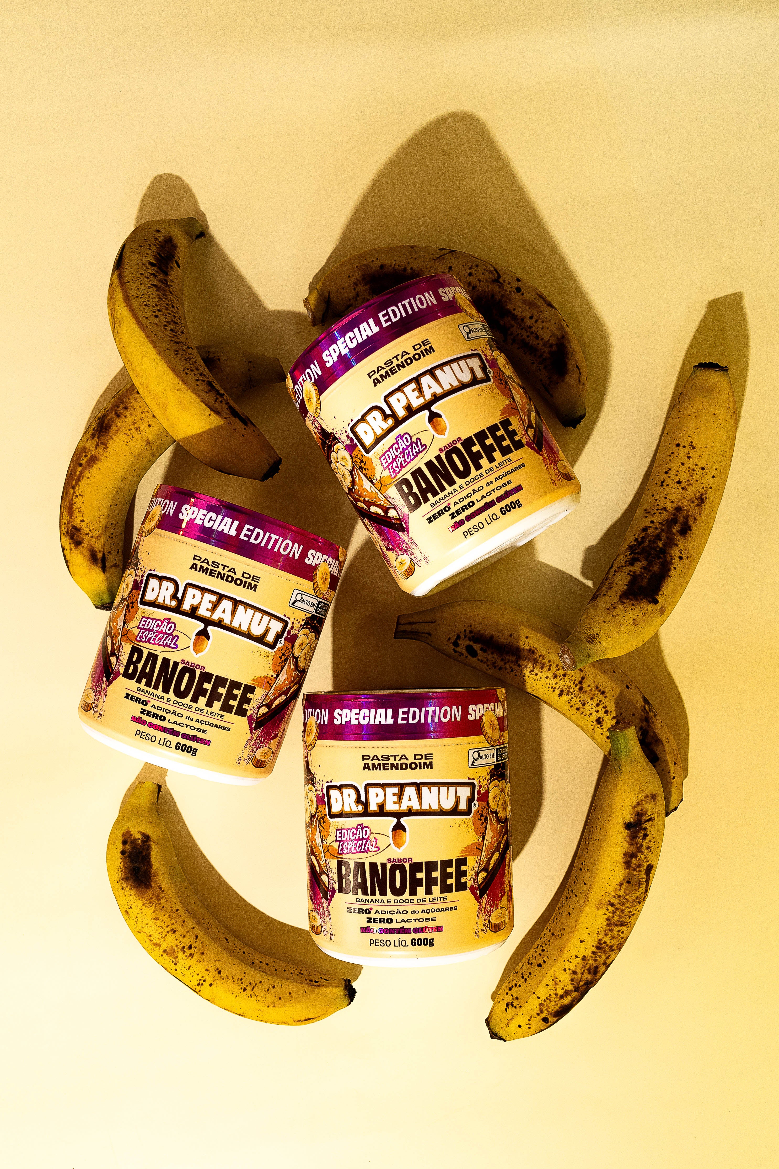 Mantequilla de maní con proteína sabor Banoffee - Dr. Peanut 600g
