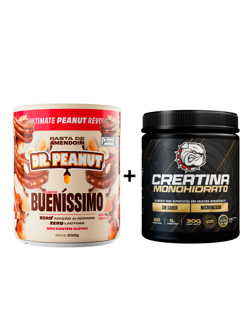 Pack Dr. Peanut Buenísimo (600 grs)+ creatina (300 grs)