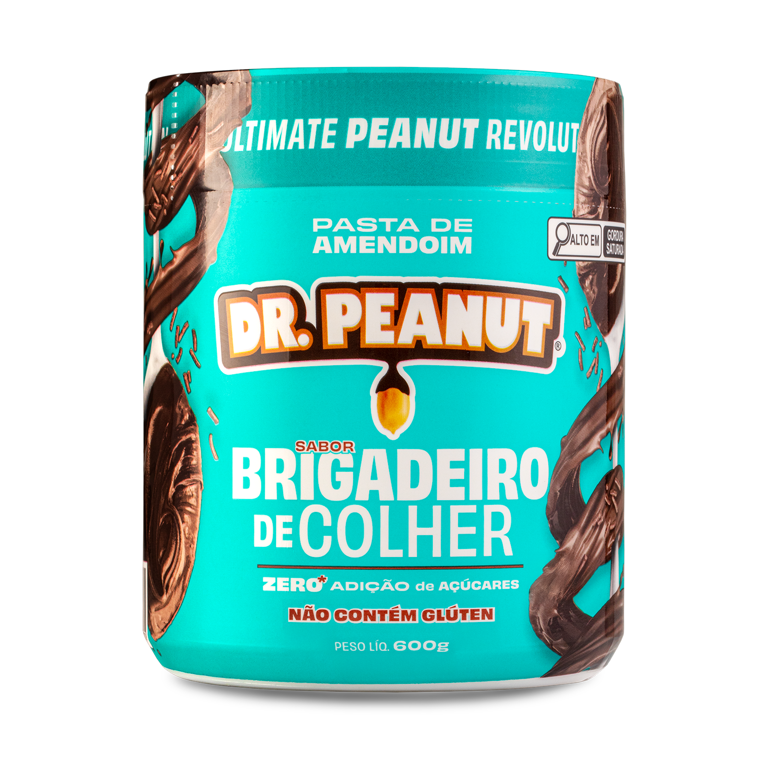 Mantequilla de maní con proteína sabor Brigadeiro - Dr. Peanut 600g