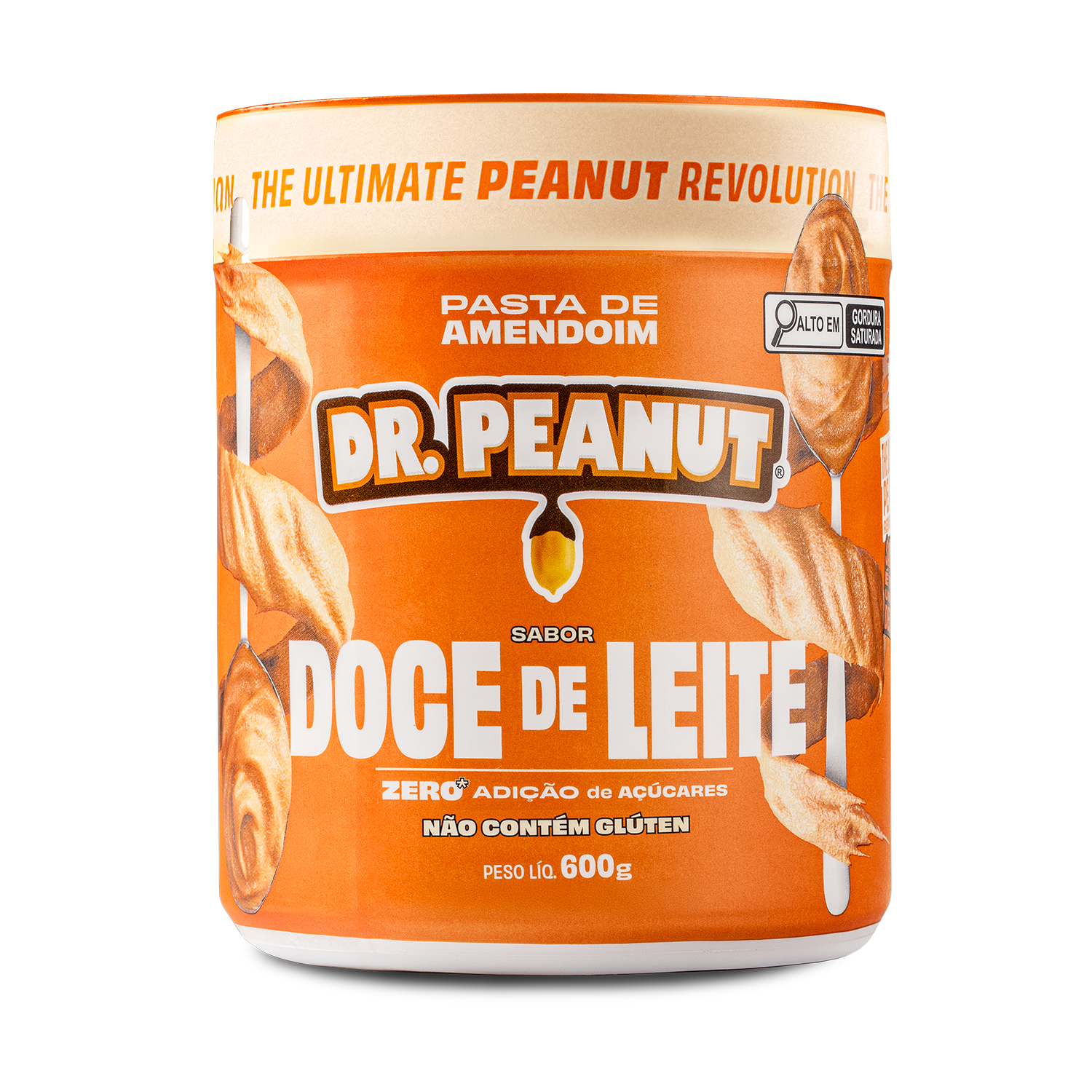 Mantequilla de maní con proteína sabor Dulce de Leche - Dr. Peanut 600g
