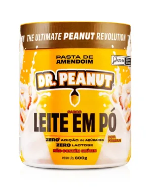 Mantequilla de maní con proteína sabor Leche - Dr. Peanut 600g