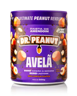 Mantequilla de maní con proteína sabor Avellana Dr.Peanut 600g.