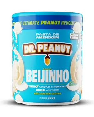 Mantequilla de maní con proteína sabor Beijinho - Dr.Peanut 600g.