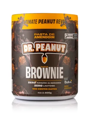 Mantequilla de maní con proteína sabor Brownie - Dr. Peanut 600g
