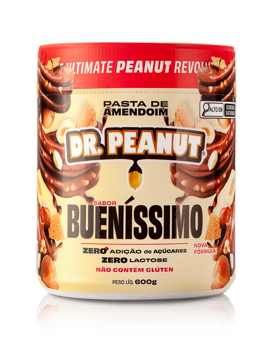 Mantequilla de maní con proteína sabor Bueníssimo - Dr. Peanut 600g