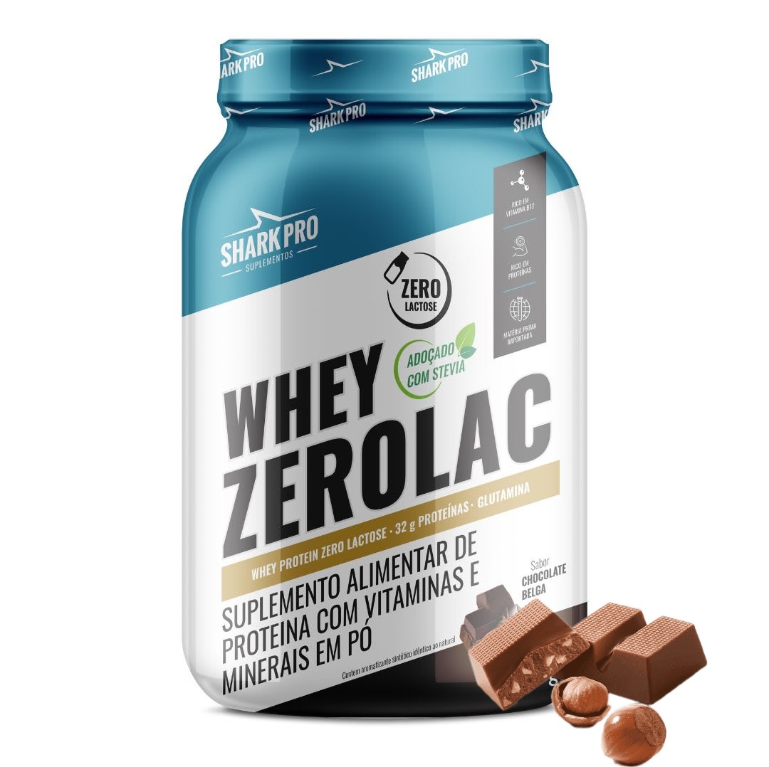 WHEY ZEROLAC 900G SHARK PRO CHOCOLATE
