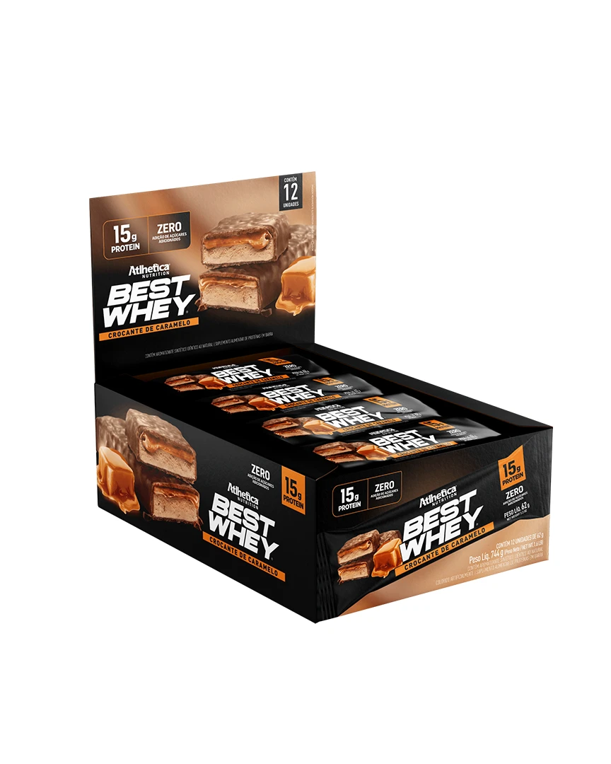 Barritas Best Whey 15 g proteína – Atlhetica Nutrition